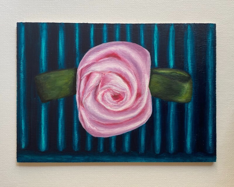 Satin rose study